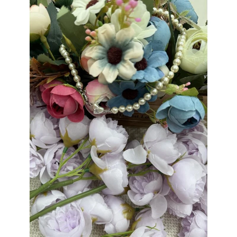 铜合金项链 流星时尚百搭项链【树脂小爱心珠珠项链-银色】X-022