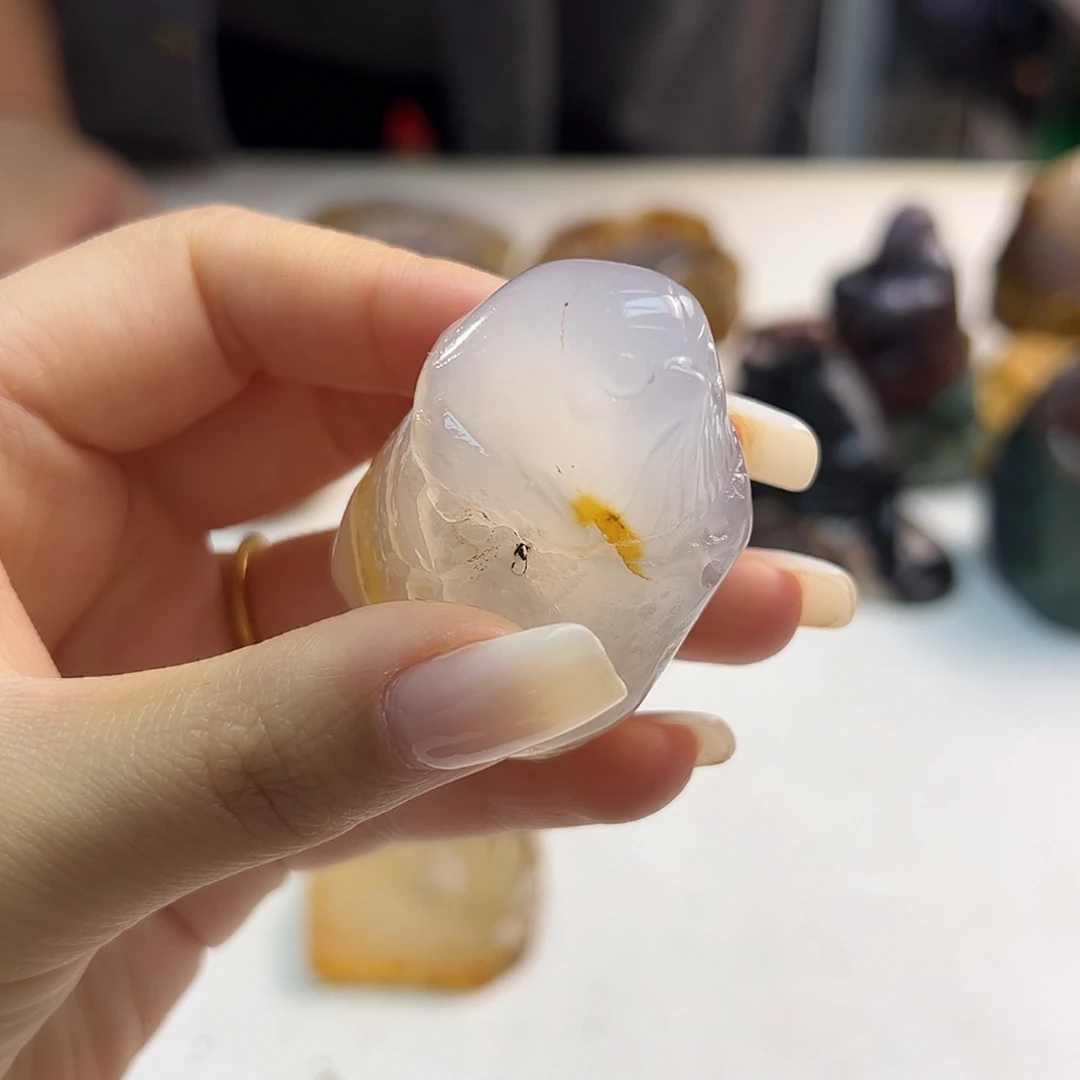 玛瑙/玉髓未镶嵌颈饰