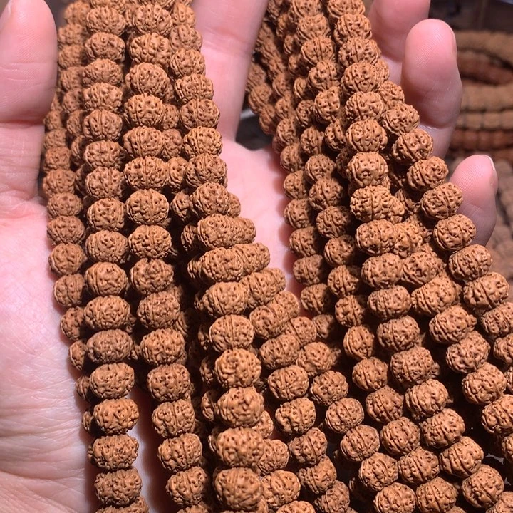 金刚菩提手串五瓣暗香108 尺寸0.9