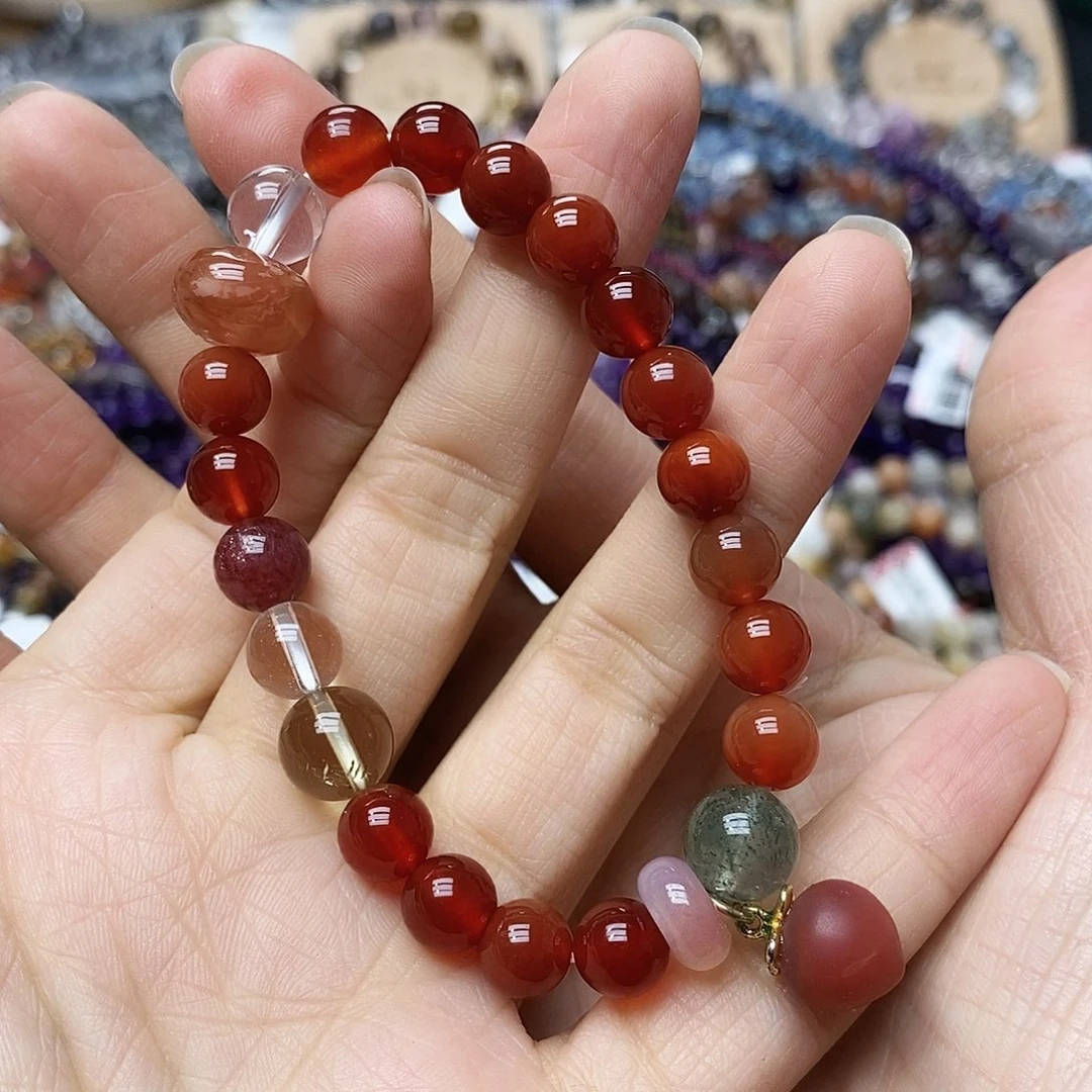 未镶嵌手链水晶多样性发一
