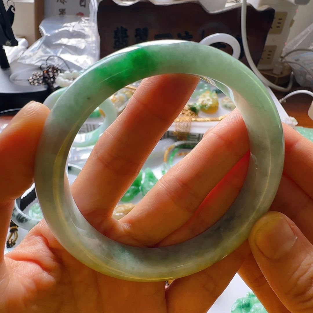 翡翠未镶嵌手镯翡翠580