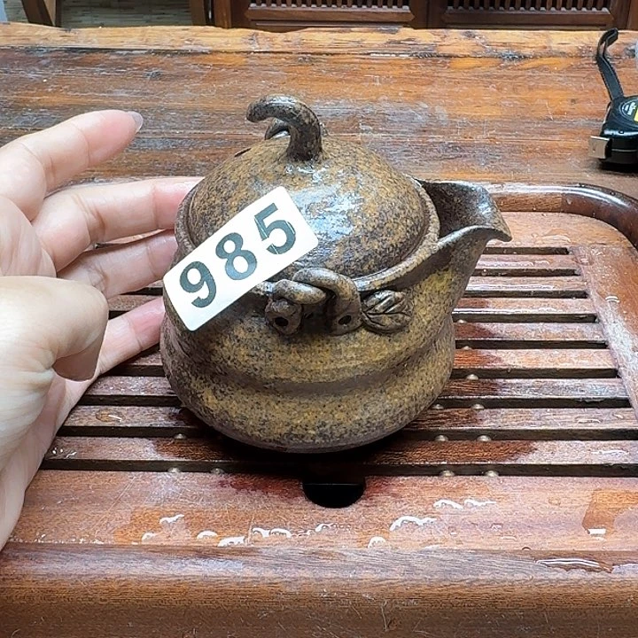 纯手工制作粗陶茶具