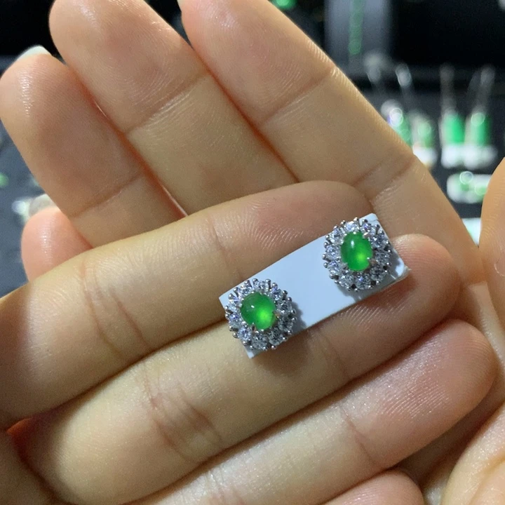 M***S翡翠银S925镶嵌戒指