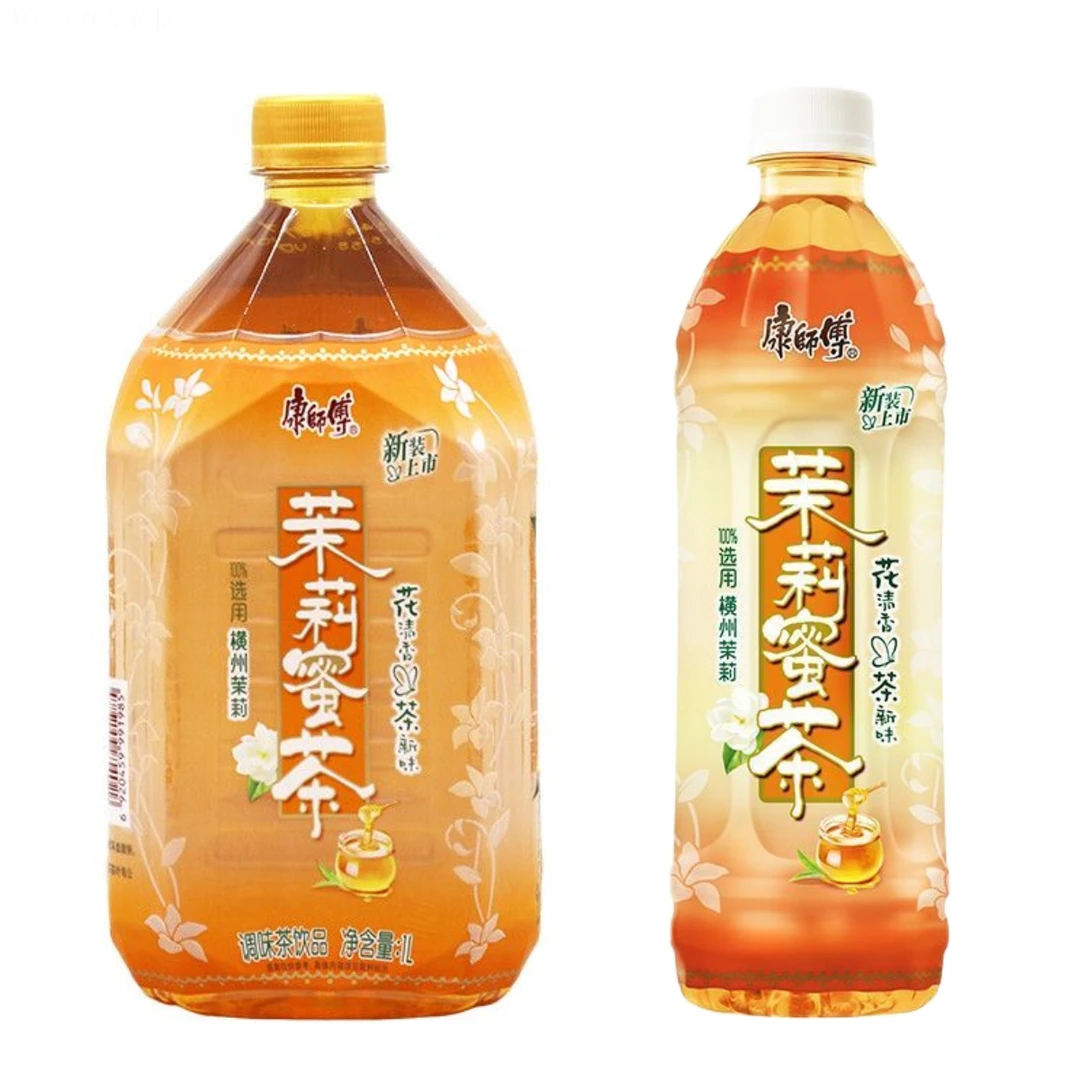 康师傅茉莉蜜茶1L/500ml整箱茉莉风味夏季清爽解渴网红饮品茶饮料