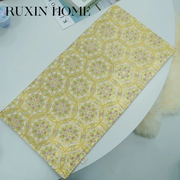 如馨·YZCX·满金宝相花 长方茶席