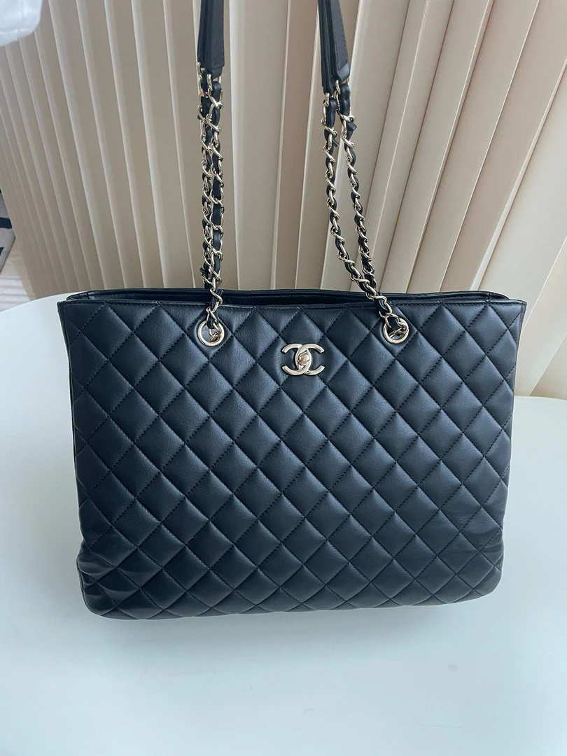 95新 Chanel/香奈儿 2903 Chanel 黑金Gst 托特包 30开
