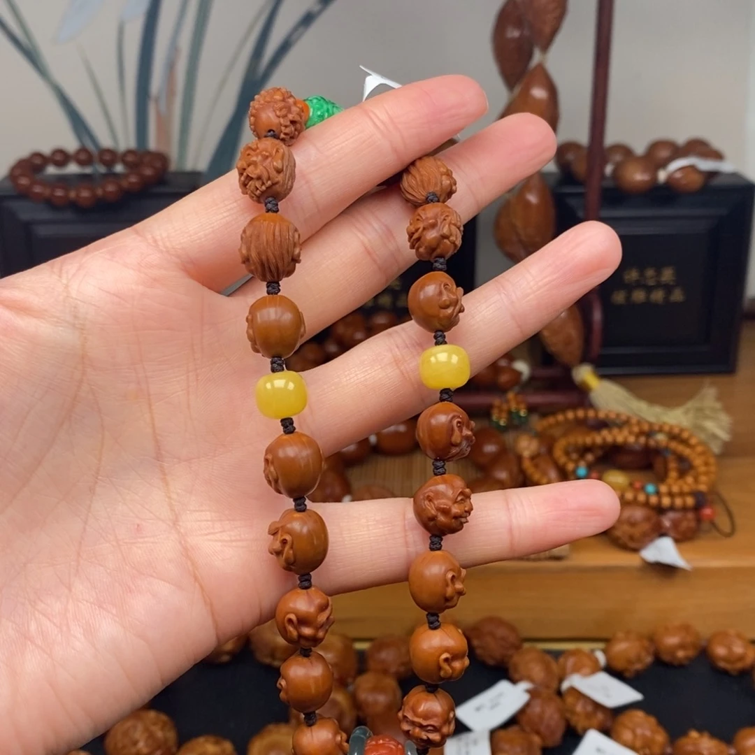手串橄榄核许忠英老师欢喜罗汉