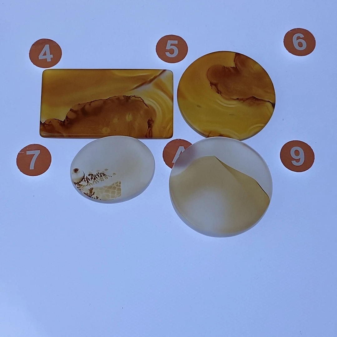 玛瑙/玉髓珠宝半成品未镶嵌黄**岸