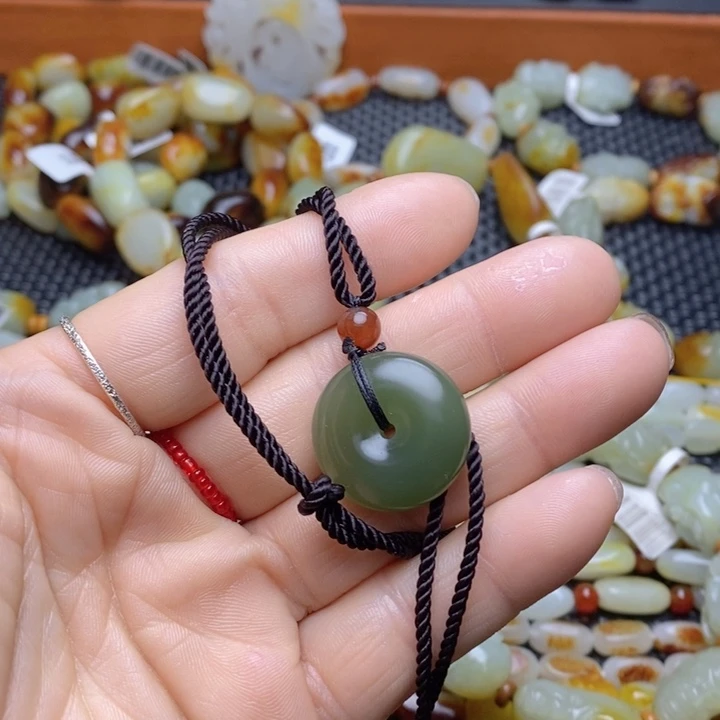 和田玉手链未镶嵌用****9