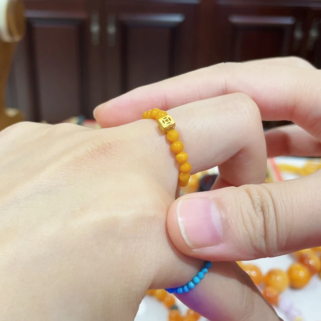 蜜蜡未镶嵌手链手串