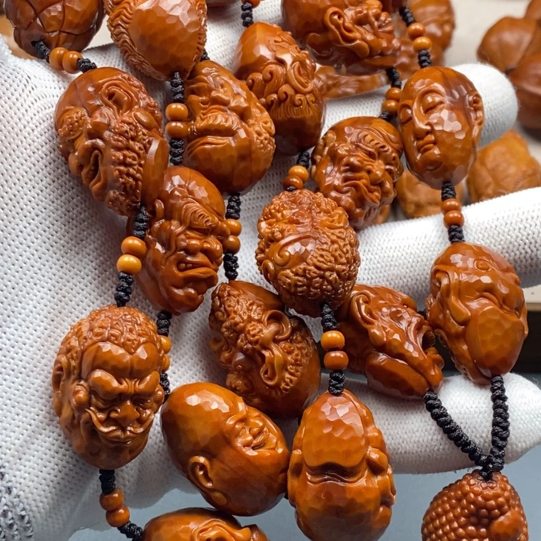 手串/手链橄榄核写实十八罗汉20+28