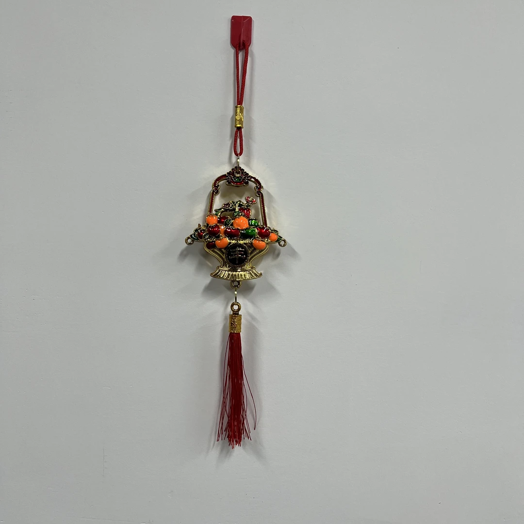 112#新年装饰品对联小挂件蛇年元旦客厅喜庆福字挂饰春节