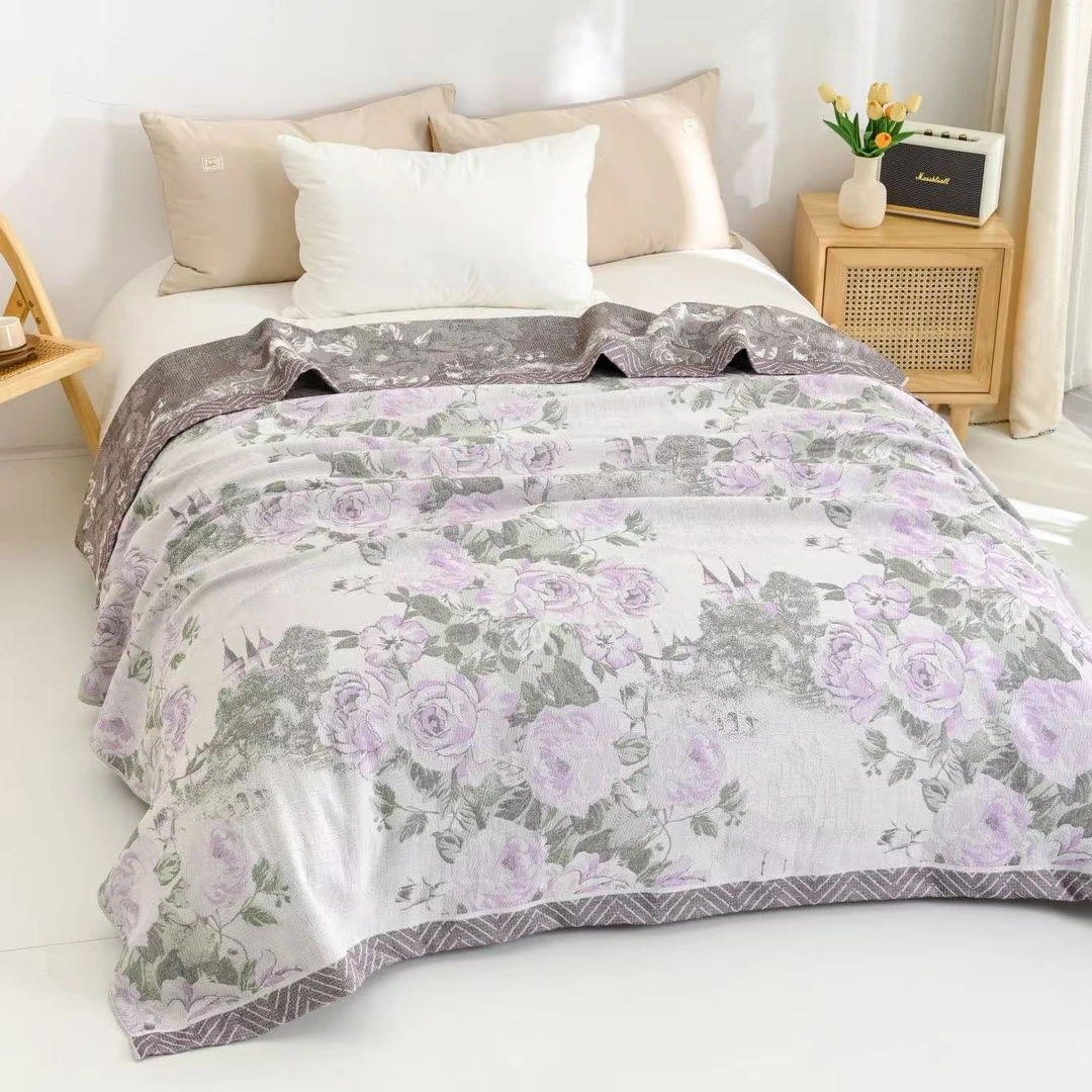 【彩韵芳华】200*230罗布麻高端透气舒适多功能软凉席