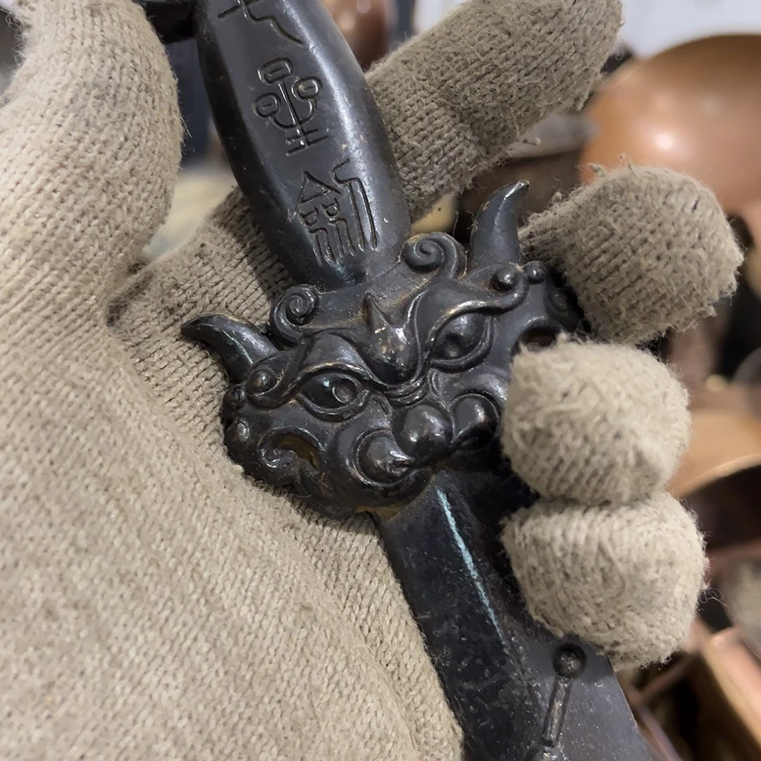 无***哥闪电后铜摆件工艺品