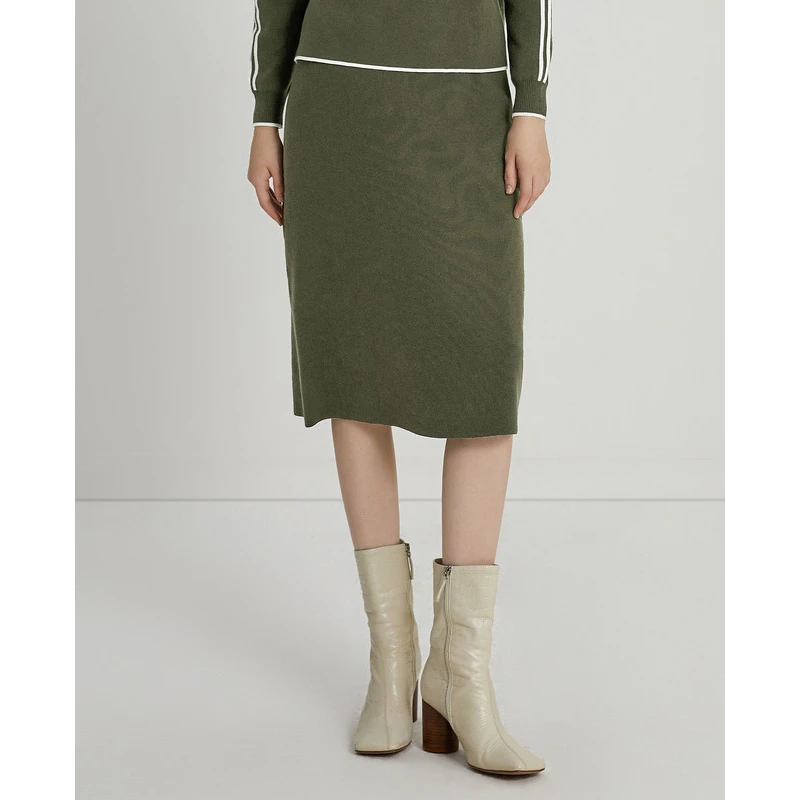 【九月】莱芙艾迪儿针织裙（半截裙）1E4M45078