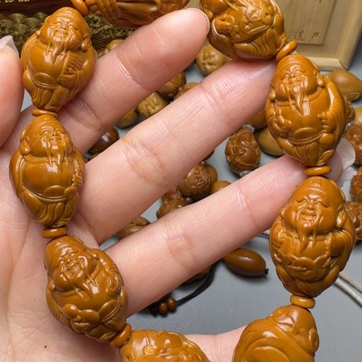 橄榄核手串/手链八大财神
