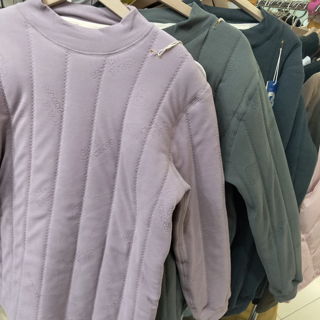 套头冬季保暖衣轻柔抗寒厚实显瘦时尚打底