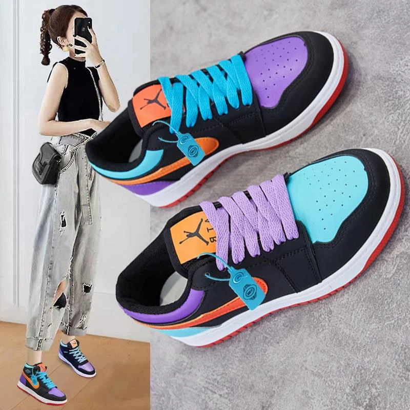 糖果鸳鸯aj女鞋2025春夏低帮鞋莆田正品情侣街拍学生休闲运动板鞋