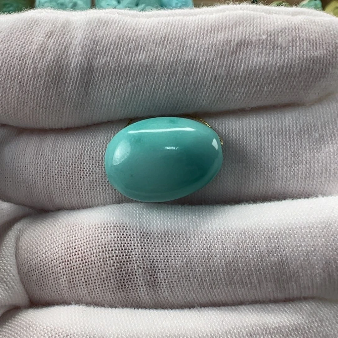 未镶嵌绿松石随形13.3mm