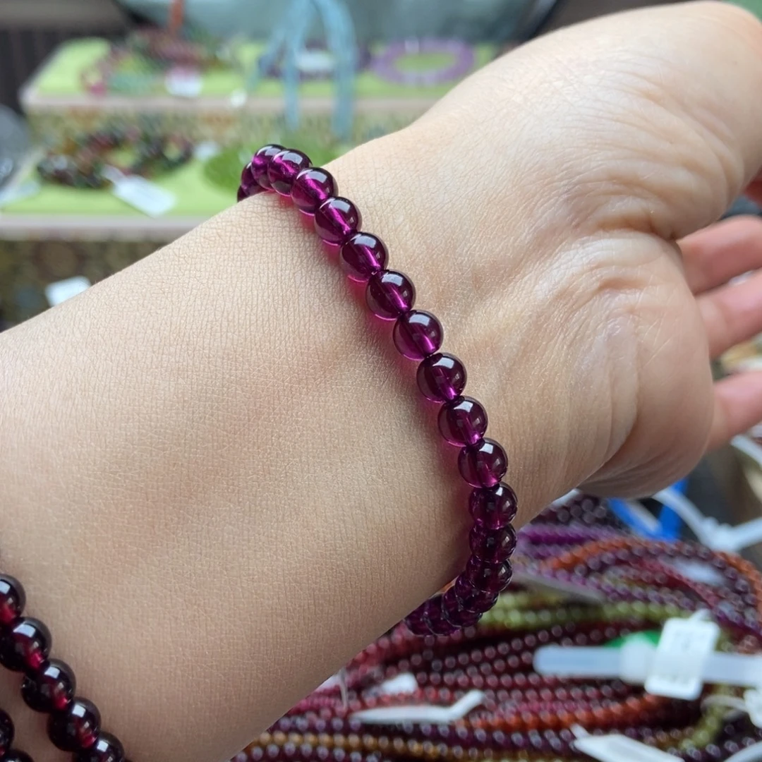 群****未镶嵌石榴石手串手串6