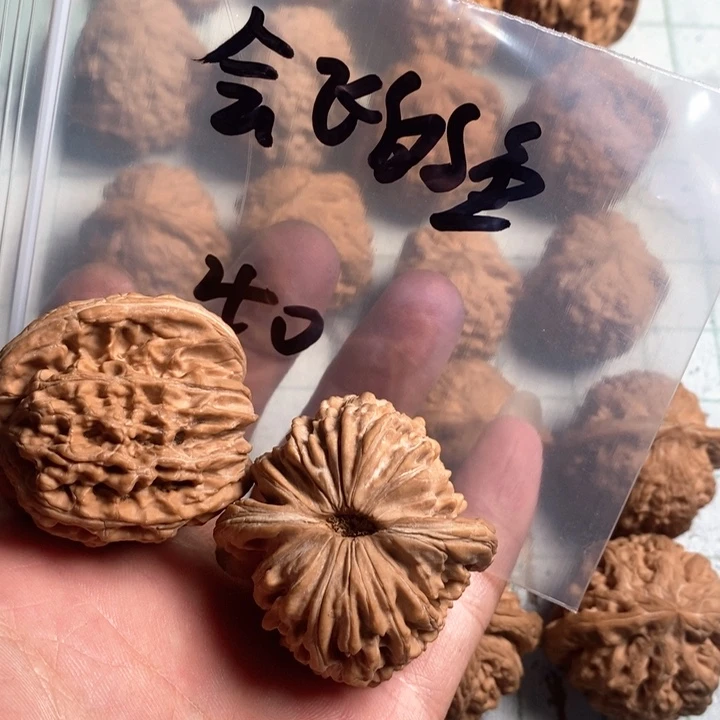 文玩核桃把件会**鱼核桃