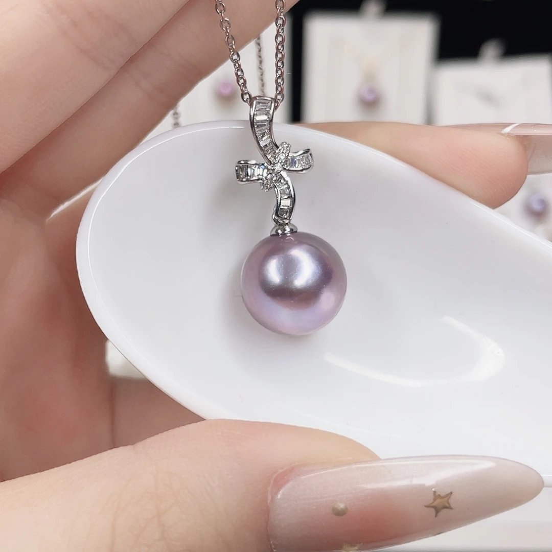 淡水珍珠吊坠(赠链)合金
