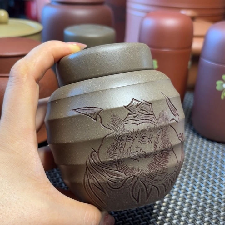紫砂茶叶罐中高端紫砂茶叶罐