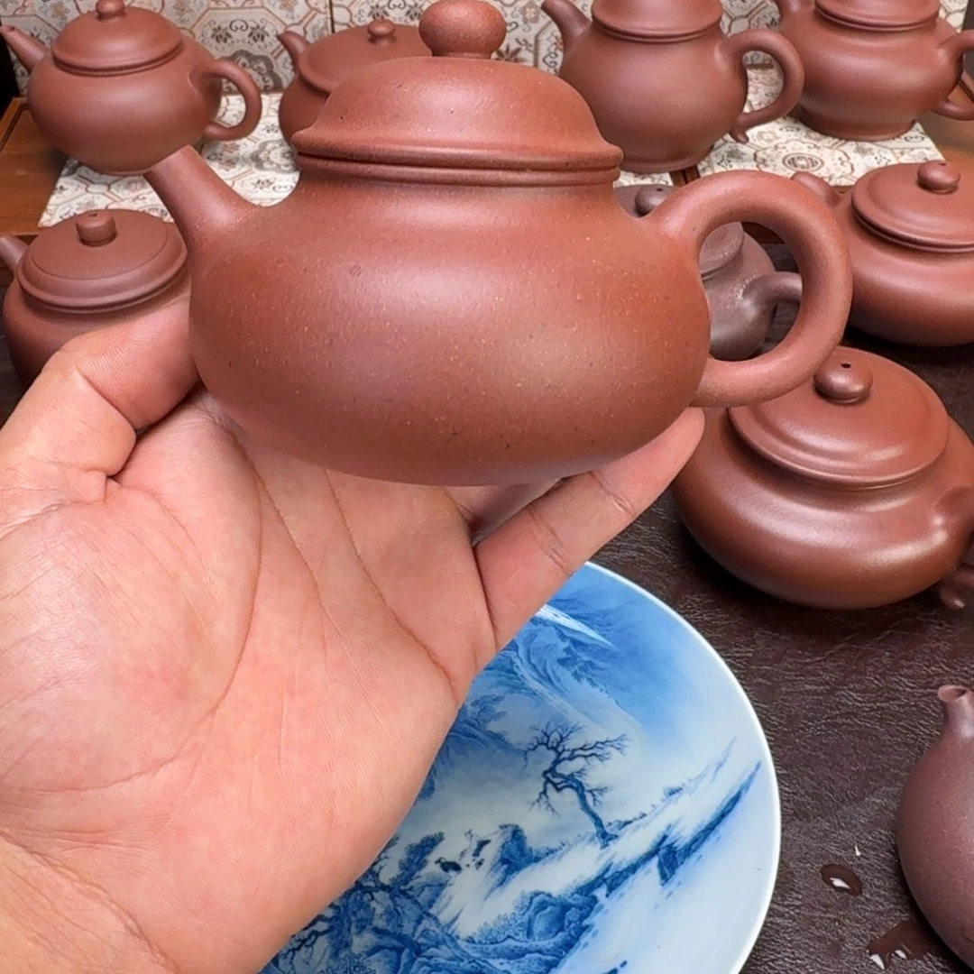 尚***勃茶壶紫砂原矿紫泥容天260cc