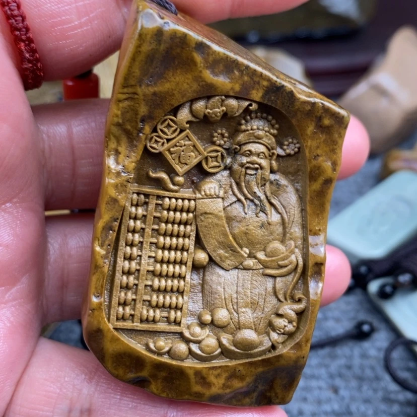 【闪购商品】原石雕刻手把件