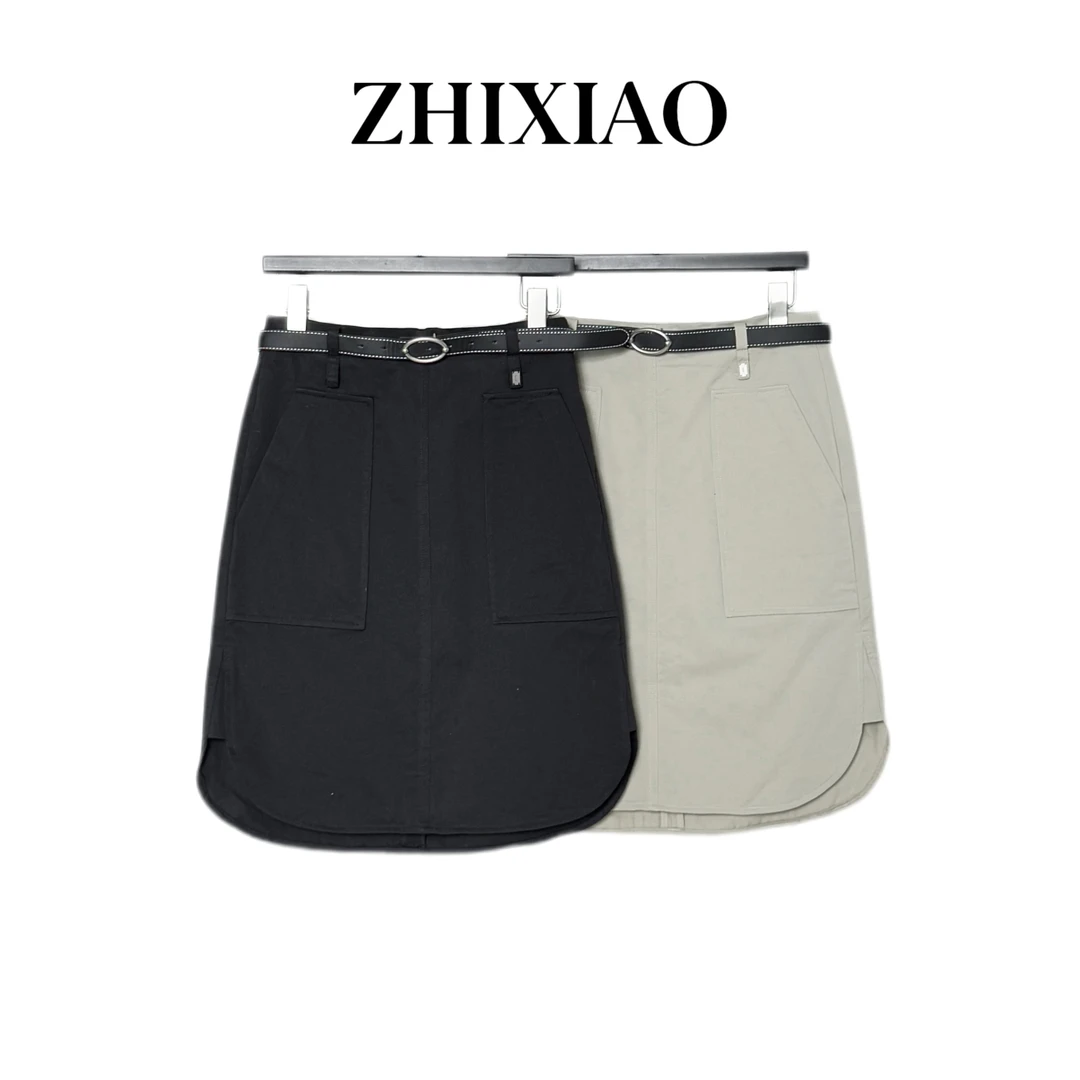 【ZHIXIAO】夏季新款：牛仔半裙9449