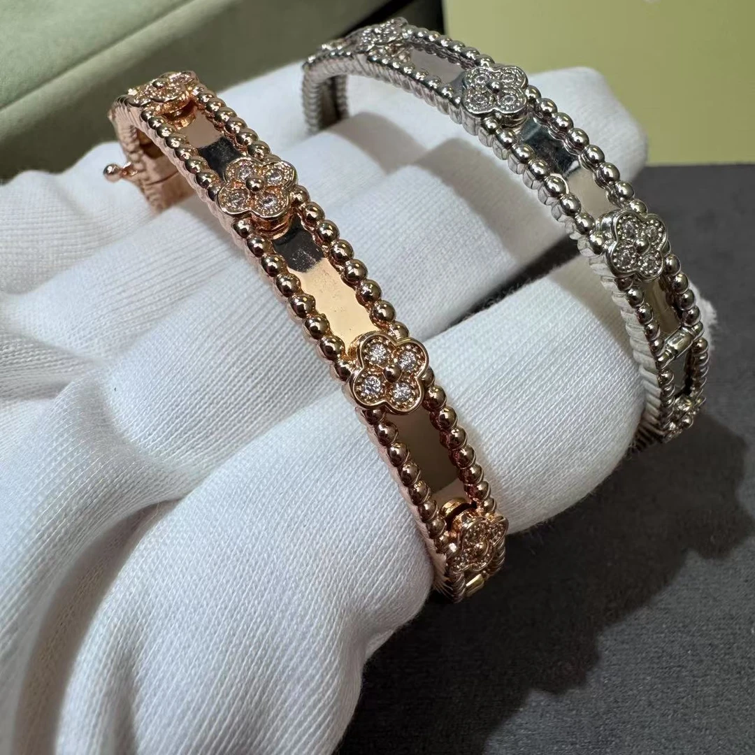 V金高定手镯  万花筒轻奢气质百搭高级感手镯