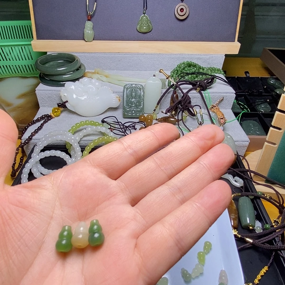 懒***）未镶嵌手链和田玉（糖玉）