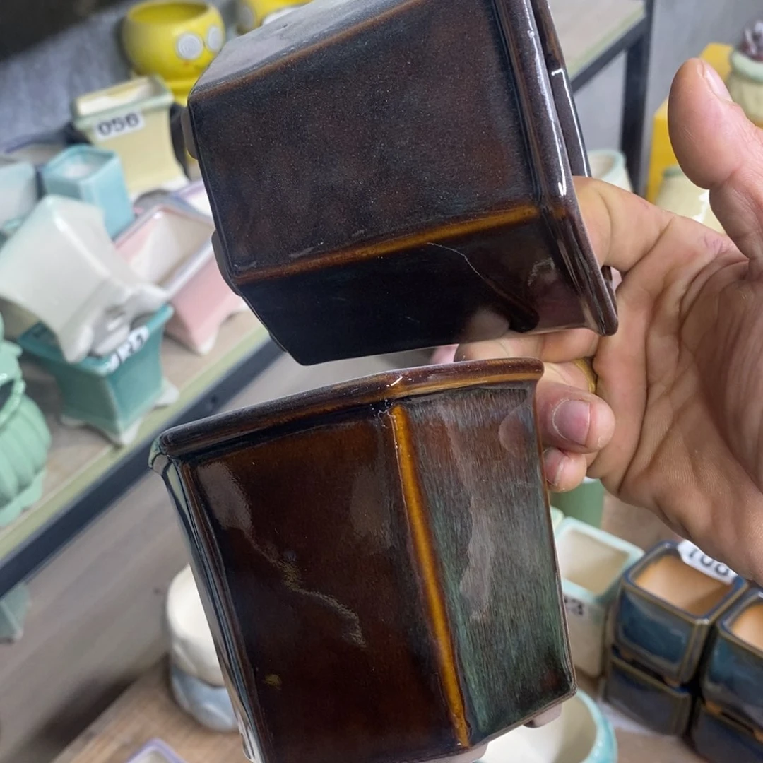 红陶微瑕花盆满12包邮