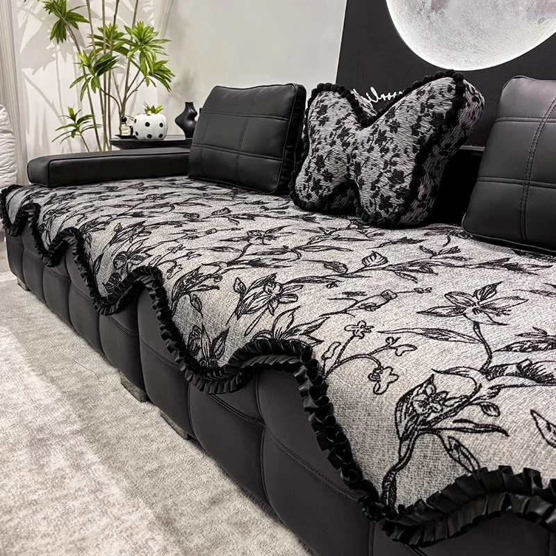 麦颜直排劳伦斯沙发垫轻奢高级感四季通用2025新款皮沙发专用坐垫