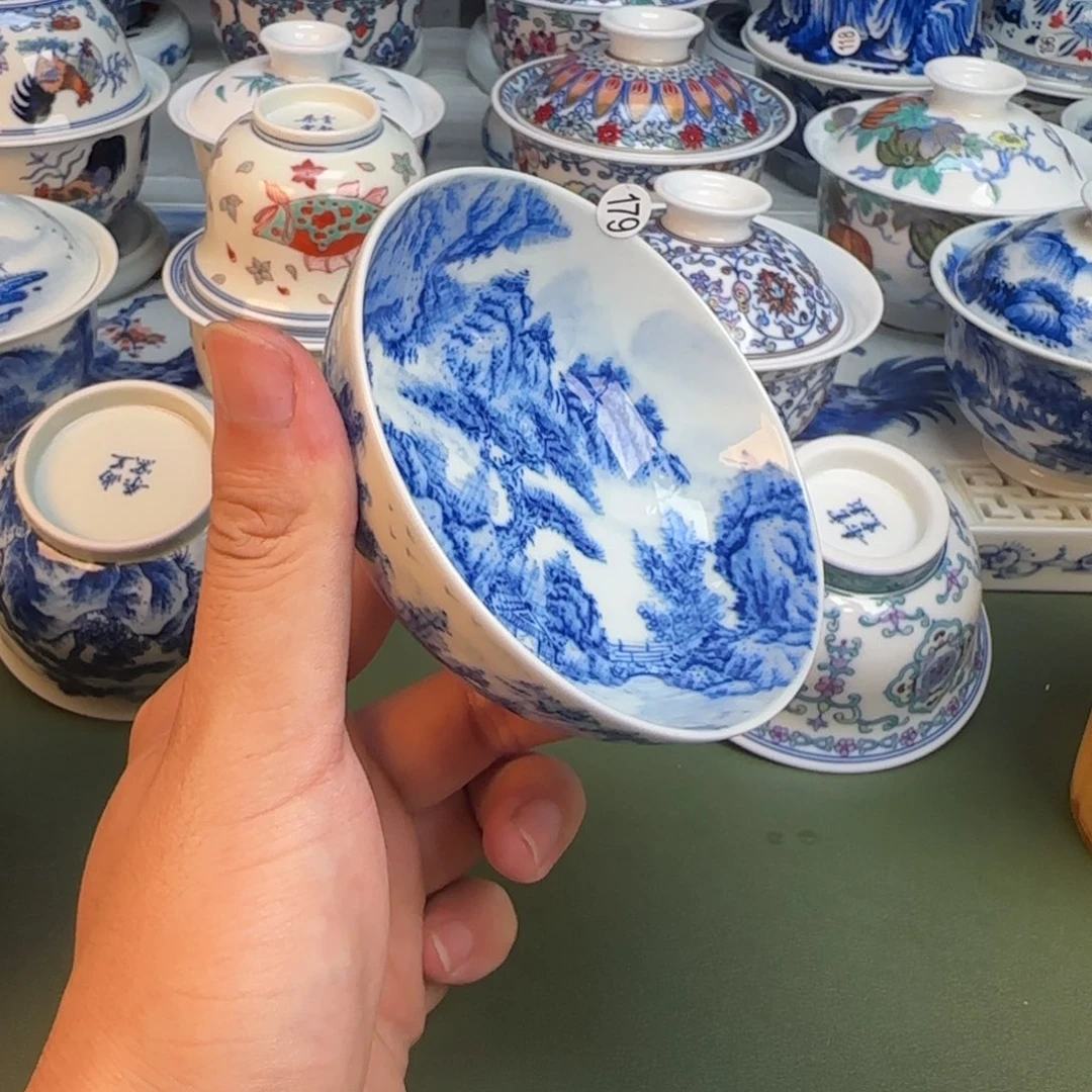 彦祖纯手工手绘茶具179