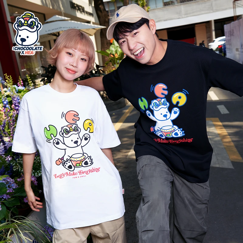 HEA x i.t :CHOCOOLATE联名款休闲短袖无性别百搭款