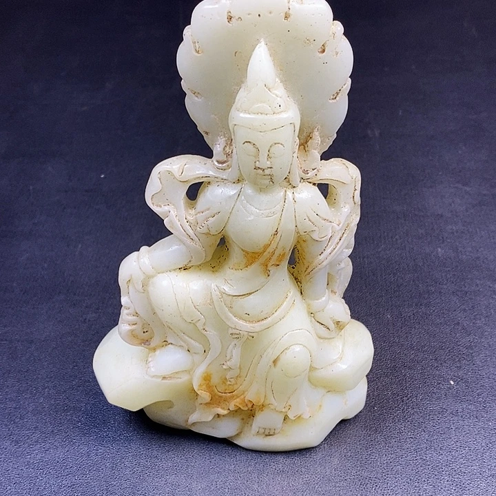 白玉菩提把件精选