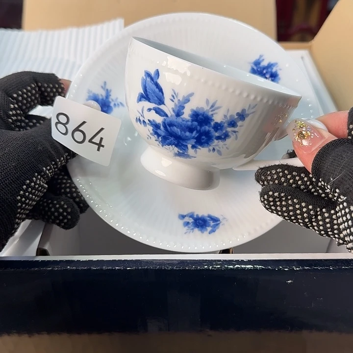 中古物品 默认微瑕很好看的咖啡杯