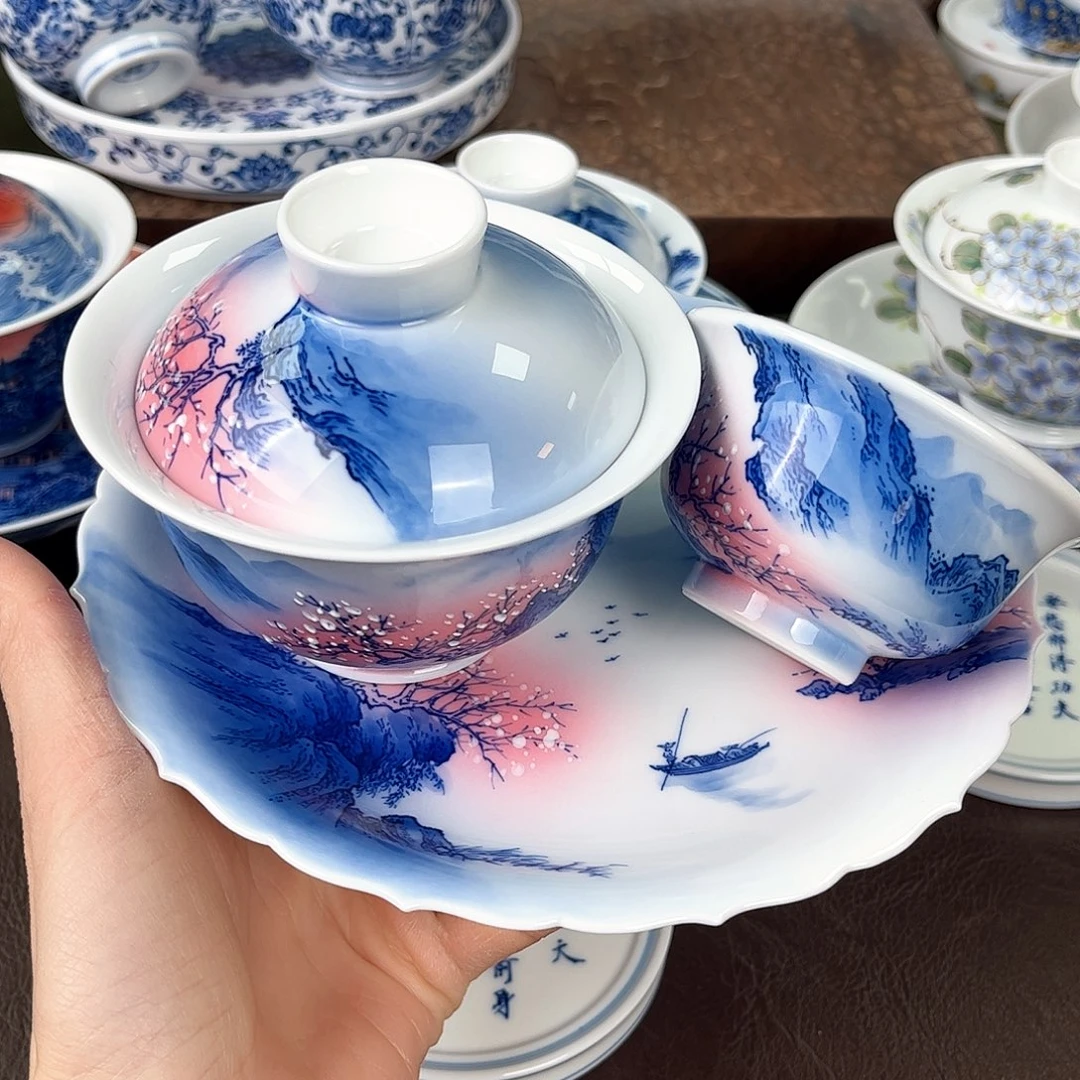 玉***串手绘高温瓷器瓷器