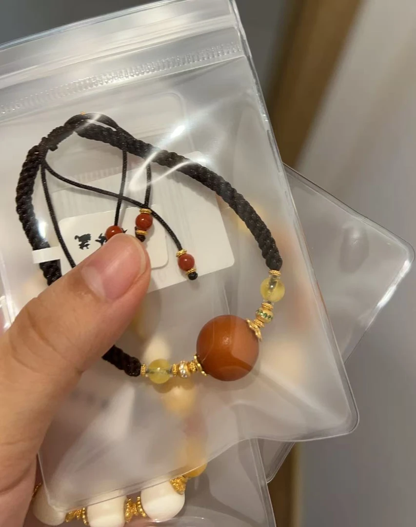 橘子皮编绳手链手串
