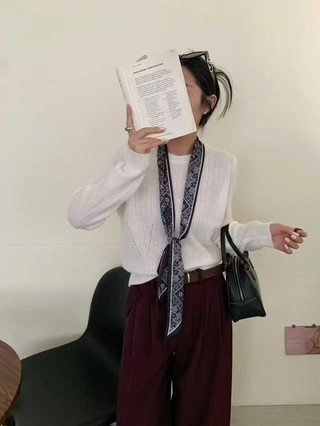 女士针织打底衫各种颜色时尚纯色保暖圆领长袖百搭半高领加厚