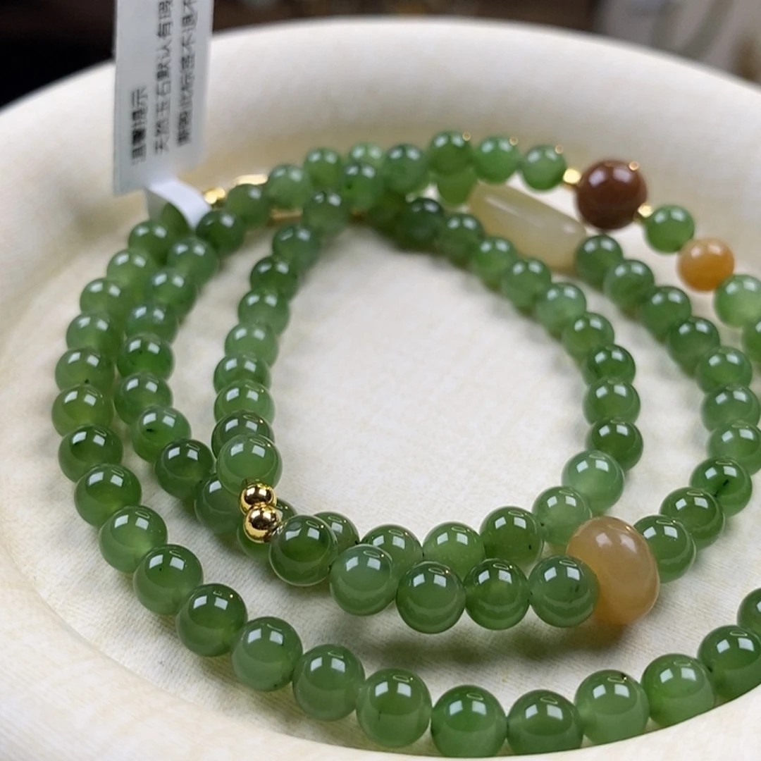 和田玉未镶嵌手链