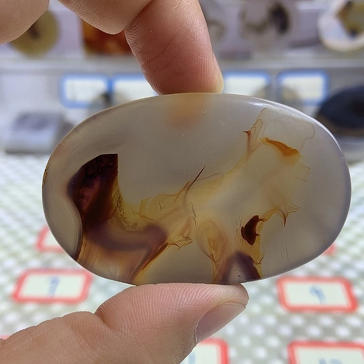 玛瑙/玉髓颈饰合金