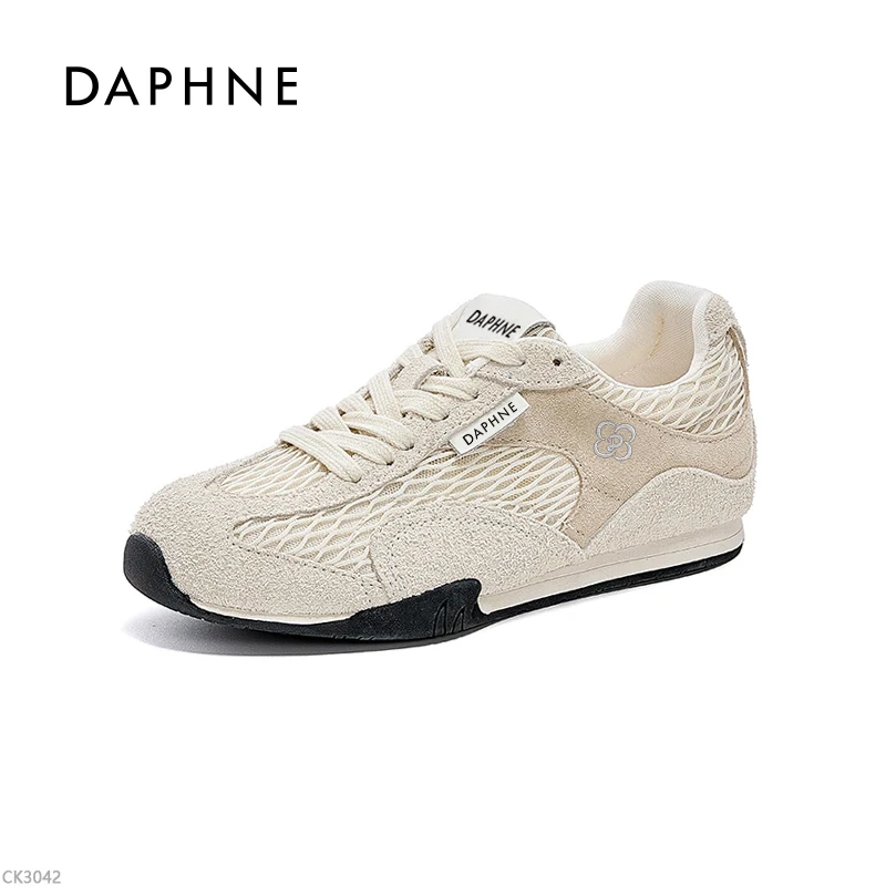 达芙妮复古透气阿甘鞋女2025夏新款网面舒适百搭运动休闲德训鞋L