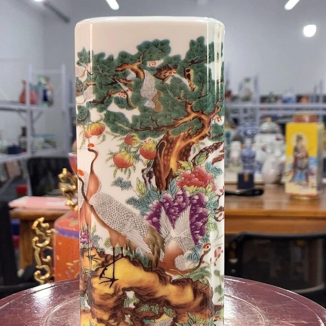 摆件景德镇陶瓷花瓶摆件