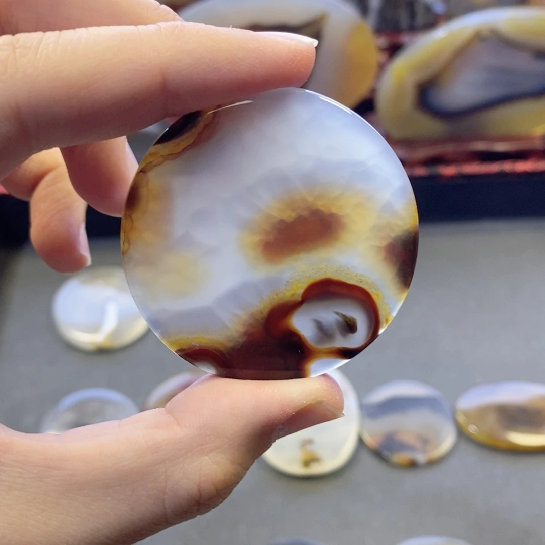 玛瑙/玉髓颈饰未镶嵌编号45