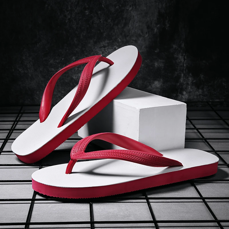 橡胶人字拖女款夏季韩版年代经典款耐磨凉拖个性软底网红泰国拖鞋