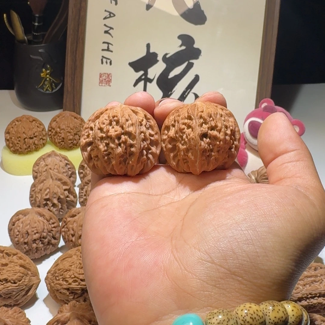 吊坠文玩核桃40尺寸房山一代磨盘