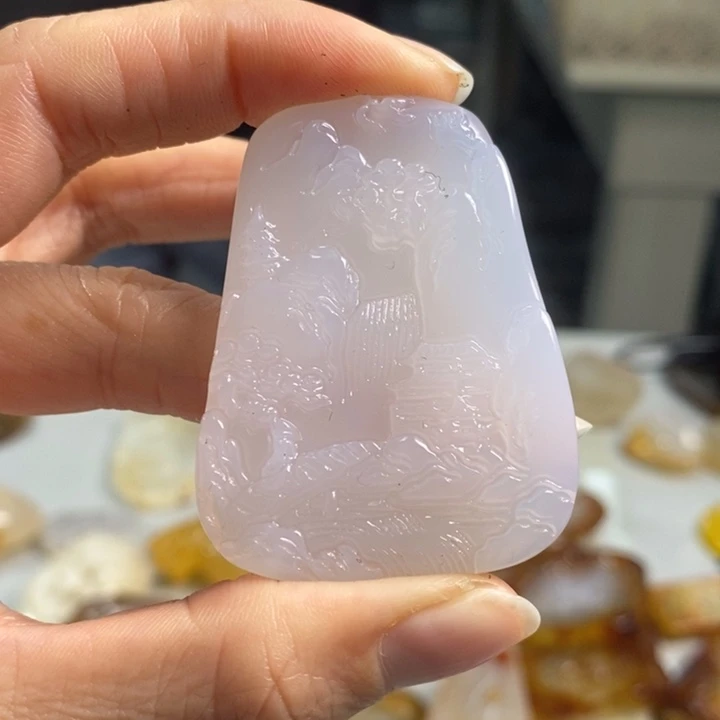 玛瑙/玉髓吊坠(不含链)未镶嵌