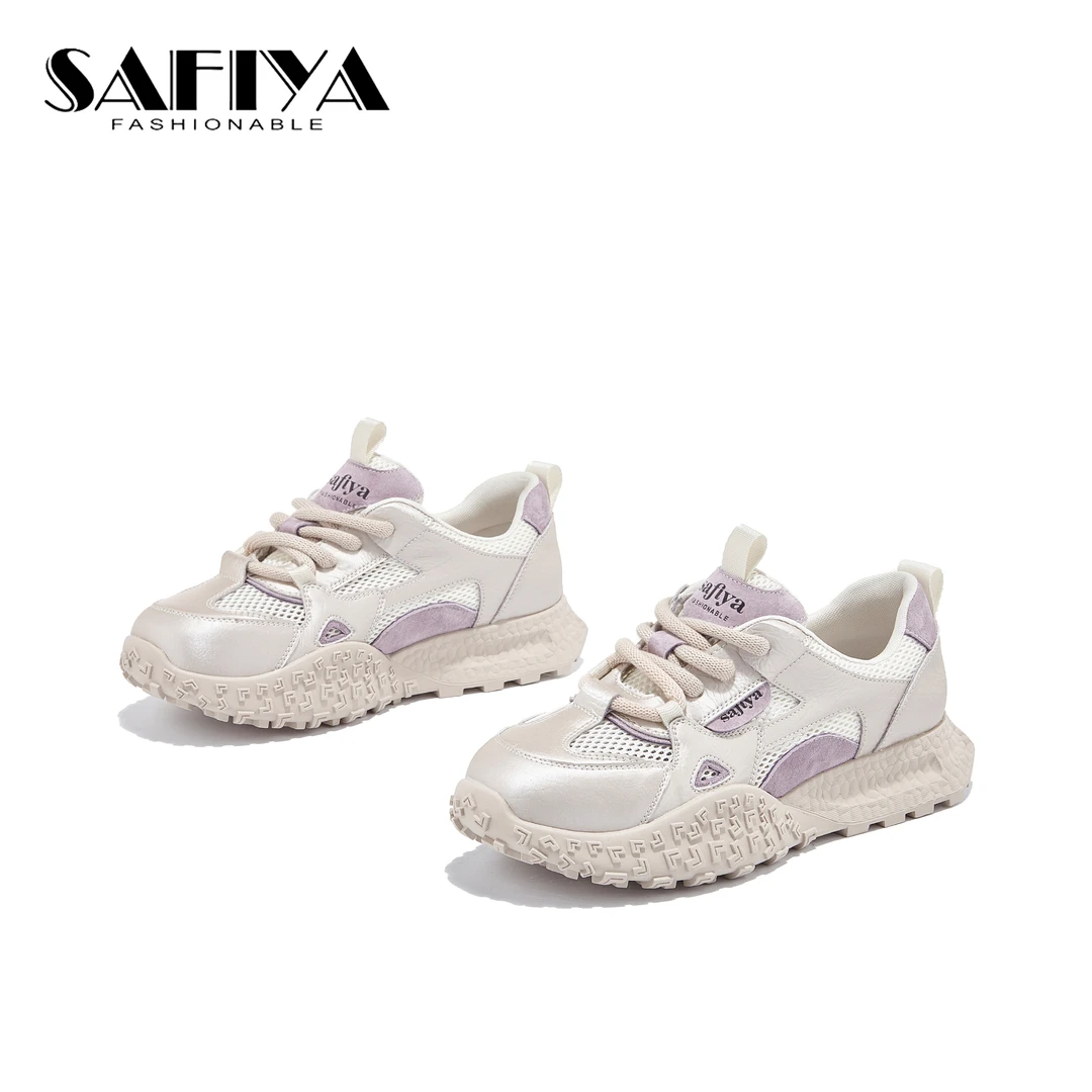 索菲娅Safiya2025夏季新款舒适透气时尚百搭休闲阿甘鞋SFD2111A91
